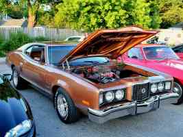 1973 Mercury Montego GT Fastback with Chrome Wheels Gold Glamour Poly fvr 2006 Dream Cruise CL
