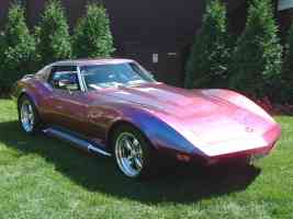 1974 Chevrolet Corvette Coupe Cotton Candy BASF Extreme Colors fvr Canterbury Village Car Show F