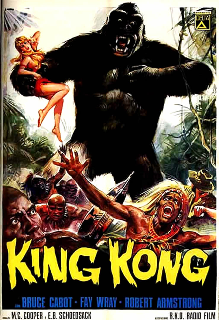KING KONG 4 - Vintage 1930s Movie Posters