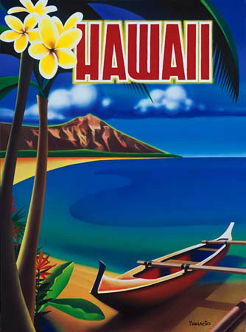 Hawaii Vintage Tourism Posters