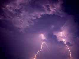 Lightning over Dauphin Island Alabama