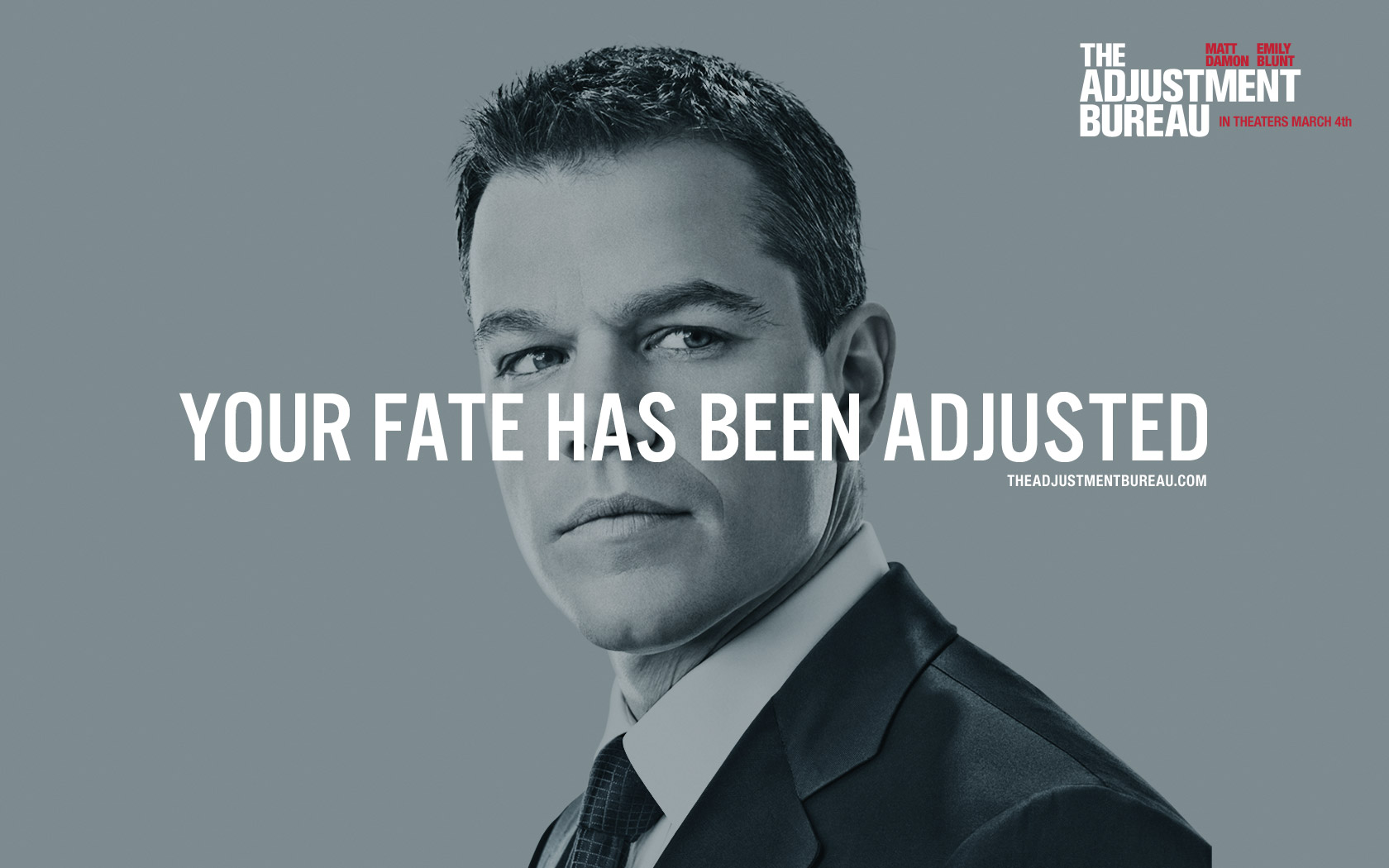 Matt Damon Matt Damon In The Adjustment Bureau