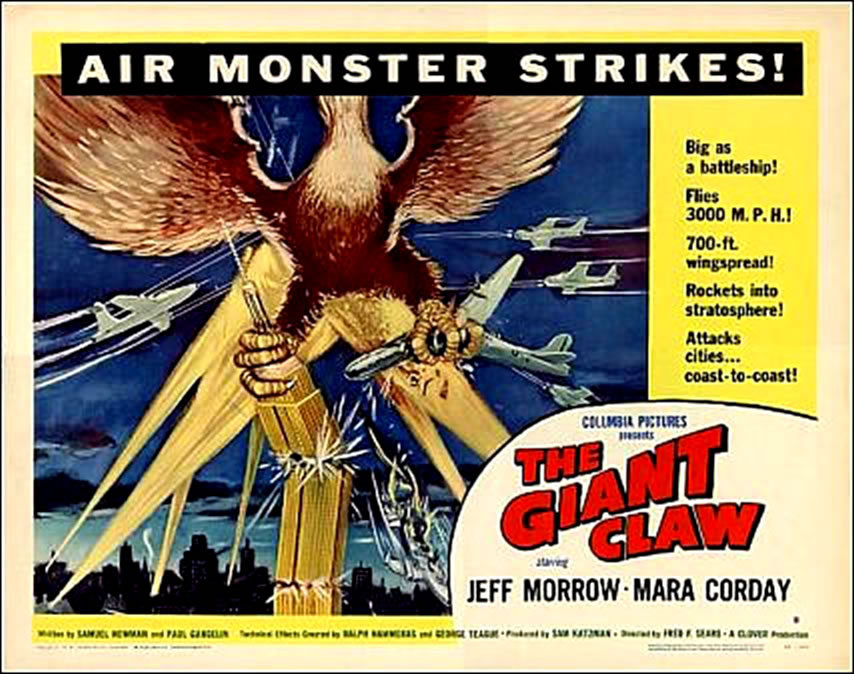 THE GIANT CLAW Landscape - Monster B Movie Posters