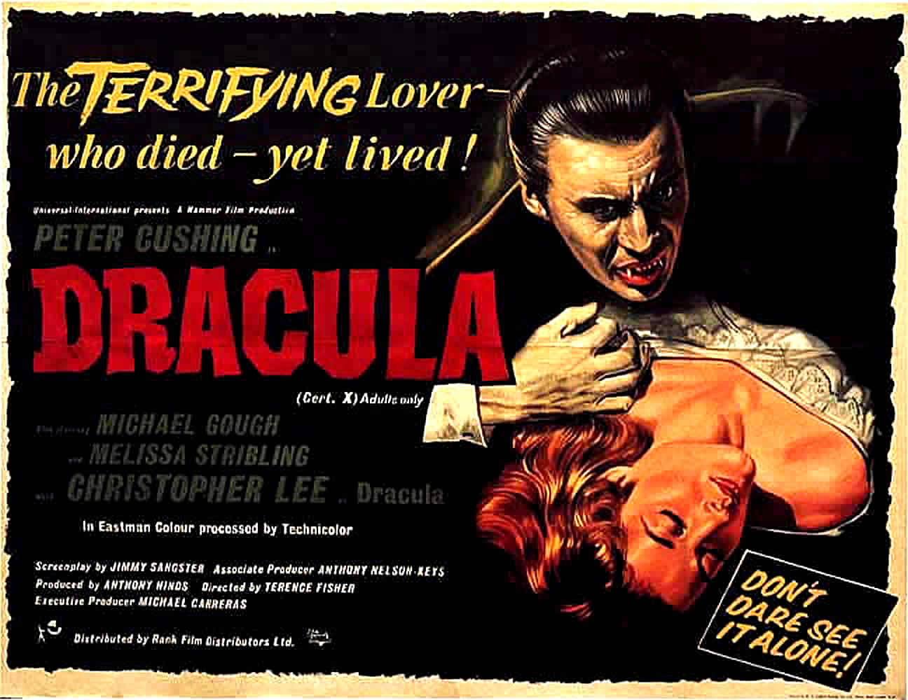DRACULA C LEE - Vampire B Movie Posters