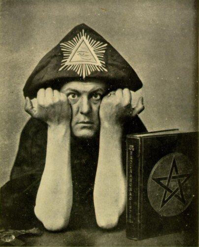In Occult Garb - Aleister Crowley Wallpaper