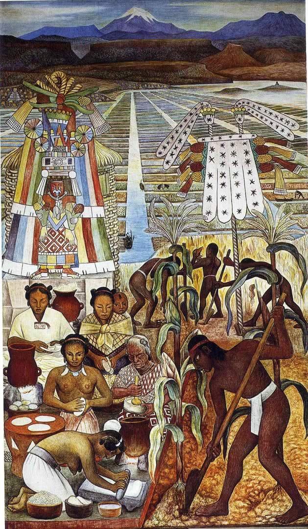Huastec Civilization - Diego Rivera Wallpaper Image